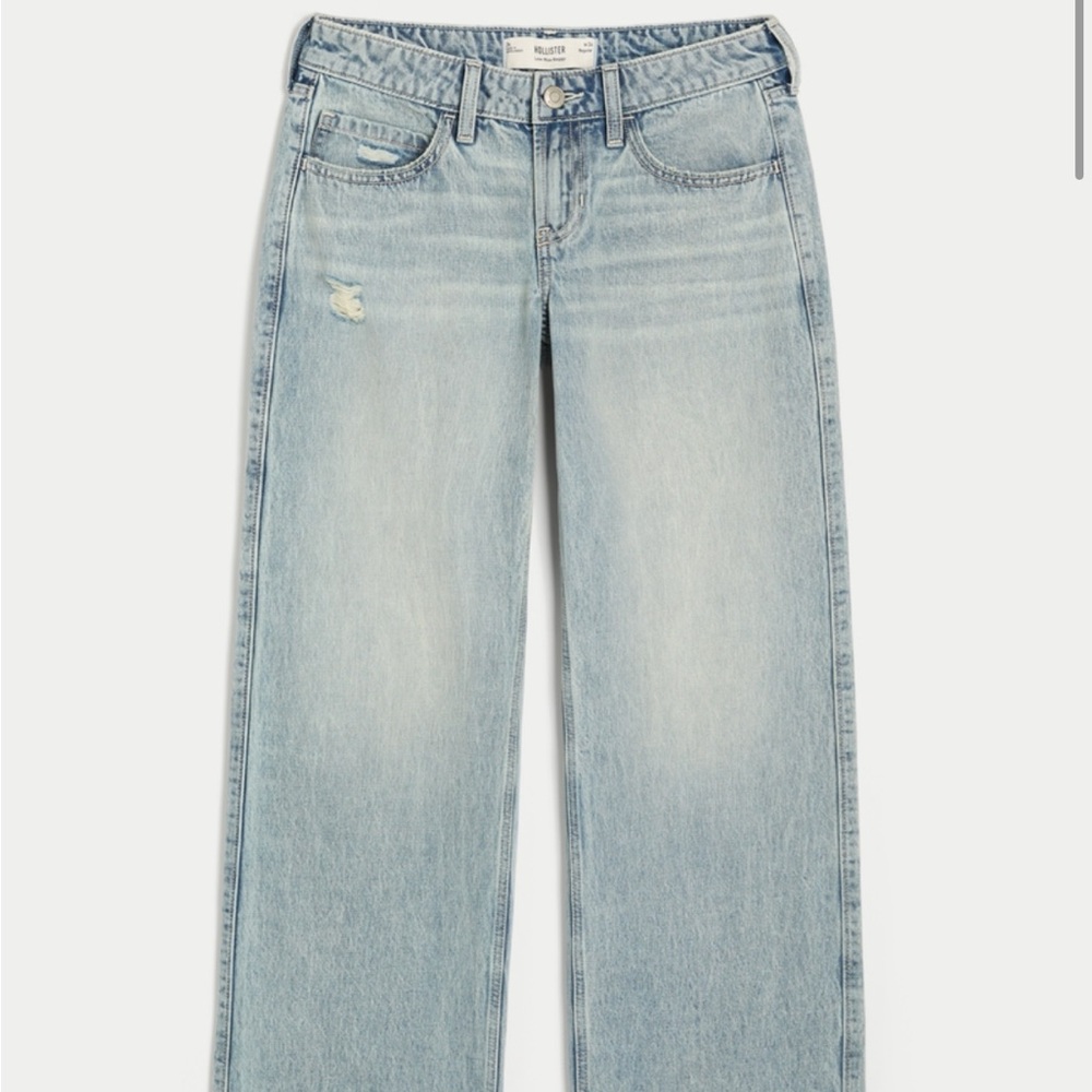 Hollister low rise baggy jeans
